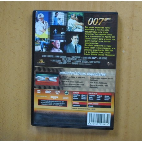 007 SOLO SE VIVE DOS VECES - DVD