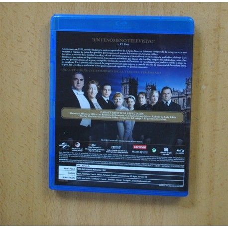 DOWNTON ABBEY - TERCERA TEMPORADA - BLURAY