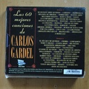 CARLOS GARDEL - LAS 60 MEJORES CANCIONES DE CARLOS GARDEL - 2 CD