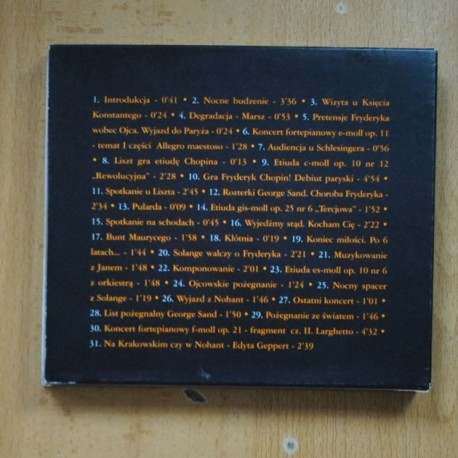 CHOPIN - PRAGNIENIE MILOSCI - CD