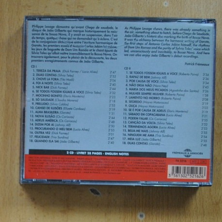 VARIOS - BOSSA NOVA 1948 / 1957 - CD