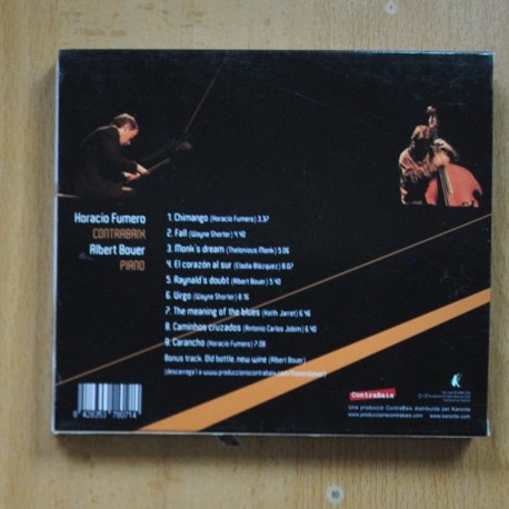 HORACIO FUMERO & ALBERT BOUER - CAMINHOS CRUZADOS - CD