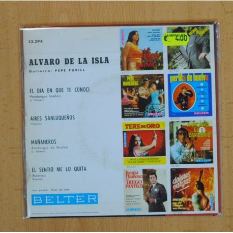ALVARO DE LA ISLA - EL DIA EN QUE TE CONOCI + 3 - EP