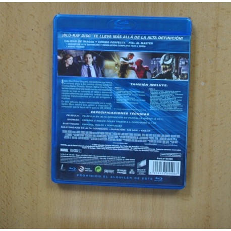 SPIDEMAN 3 - BLURAY