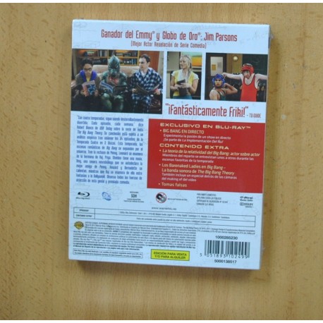 THE BIG BANG THEORY - CUARTA TEMPORADA - BLURAY