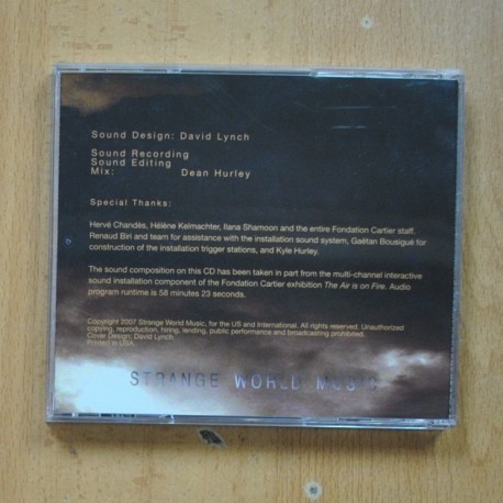 VARIOS - THE AIR IS ON FIRE - CD