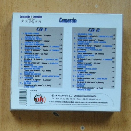 CAMARON - COLECCION 5 ESTRELLAS - 2 CD