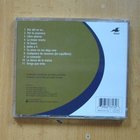 DANZA INVISIBLE - EN EQUILIBRIO - CD