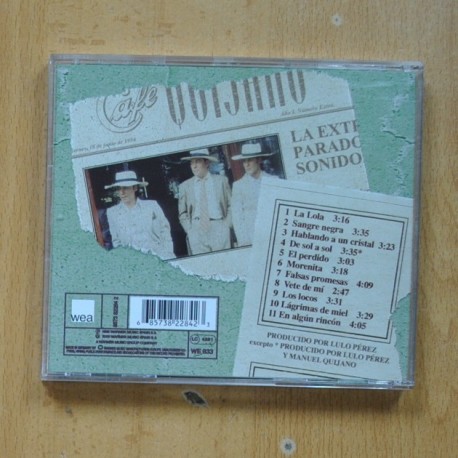 CAFE QUIJANO - LA EXTRAORDINARIA PARADOJA DEL SONIDO QUIJANO - CD