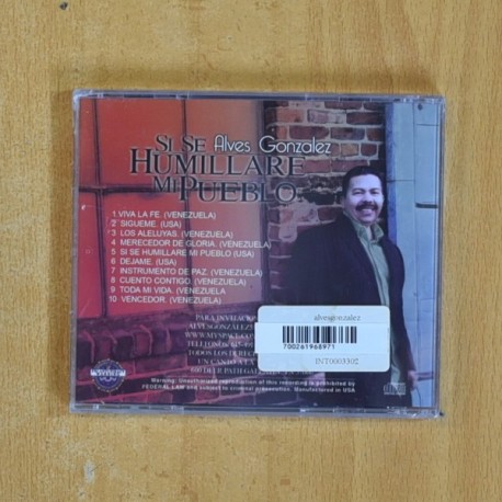 ALVES GONZALEZ - SI SE HUMILLARE MI PUEBLO - CD