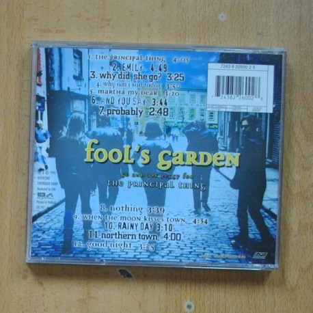 FOOLS GARDEN - GO AND ASK PEGGY FOR THE PRINCIPAL THING - CD