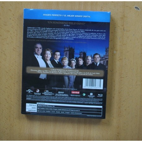 DOWNTON ABBEY - TERCERA TEMPORADA - BLURAY