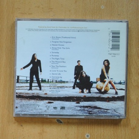 THE CORRS - FORGIVEN NOT FORGOTTEN - CD