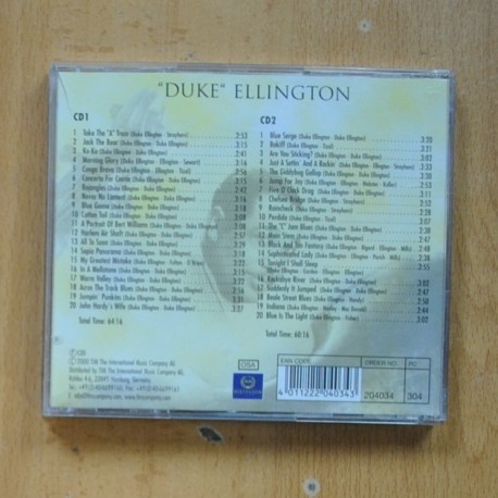 DUKE ELLINGTON - MILLENIUM COLLECTION - 2 CD