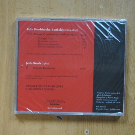 MENDELSSOHN - JESUS RUEDA - CD