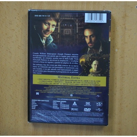 SHAKESPEARE IN LOVE - DVD