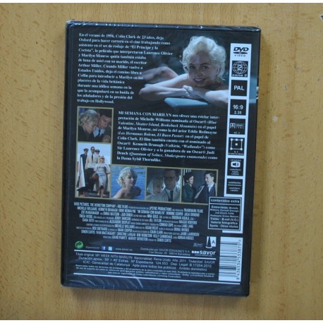 MI SEMANA CON MARILYN - DVD