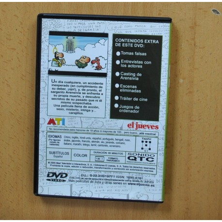 LA MUERTE DE ARENSIVIA - DVD