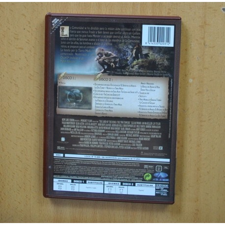 EL SEÃOR DE LOS ANILLOS LAS DOS TORRES - DVD