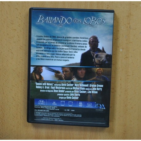 BAILANDO CON LOBOS - DVD