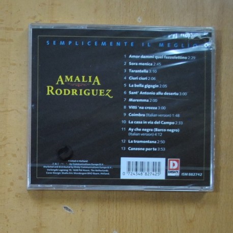 AMALIA RODRIGUEZ - SEMPLICEMENTE IL MEGLIO - CD