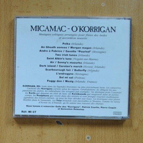 MICAMAC - O KORRIGAN VOLUME 6 - CD