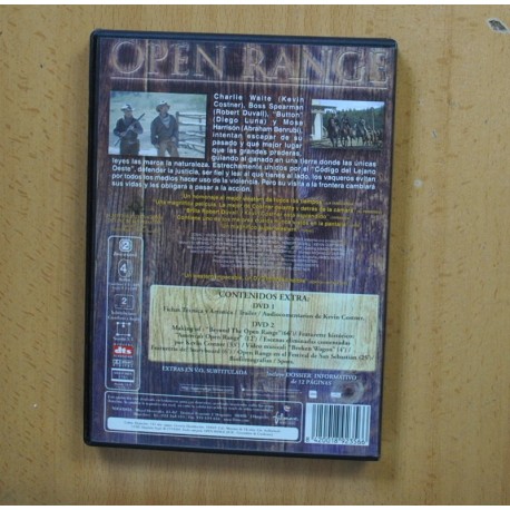 OPEN RANGE - DVD