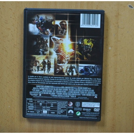 TRANSFORMERS LA VENGANZA DE LOS CAIDOS - DVD
