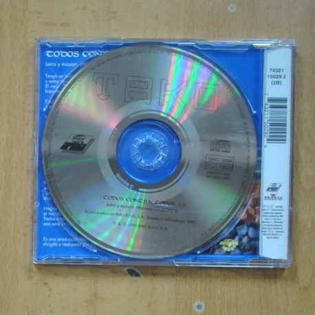 TAKO - TODOS CONTRA TODOS - CD SINGLE