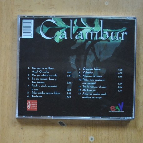 LUISA PEREZ ANGEL GONZALEZ - CALAMBUR LUISA CANTA A ÁNGEL GONZÁLEZ - CD