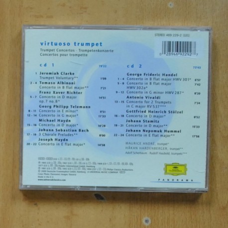 VARIOS - VIRTUOSO TRUMPET - 2 CD