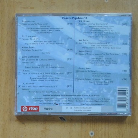 VARIOS - CLASICOS POPULARES VI - CD