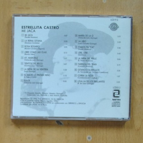 ESTRELLITA CASTRO - MI JACA - CD