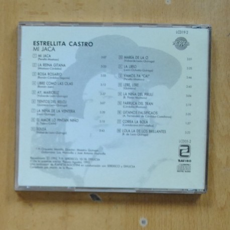 ESTRELLITA CASTRO - MI JACA - CD