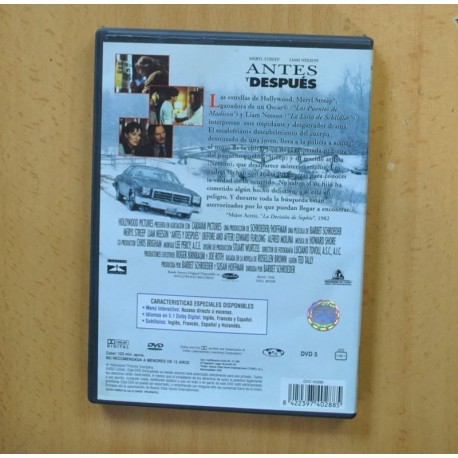 ANTES Y DEPSUES - DVD