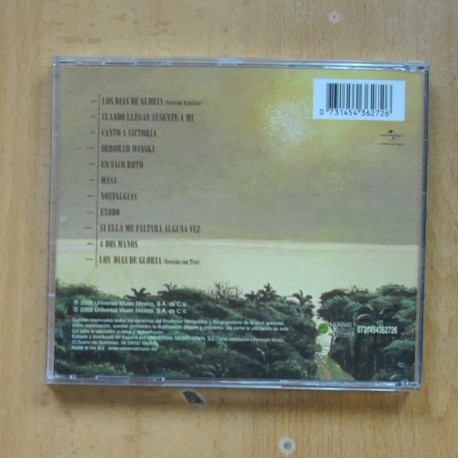 PABLO MILANES - DIAS DE GLORIA - CD