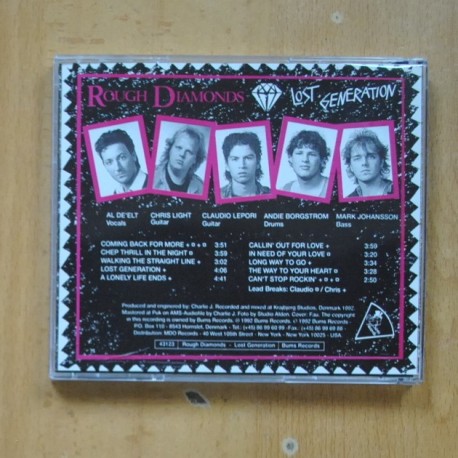 ROUGH DIAMONDS - LOST GENERATION - CD