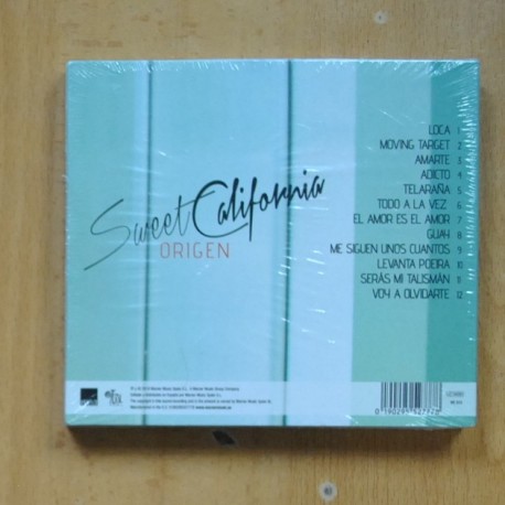 SWEET CALIFORNIA - ORIGEN - CD