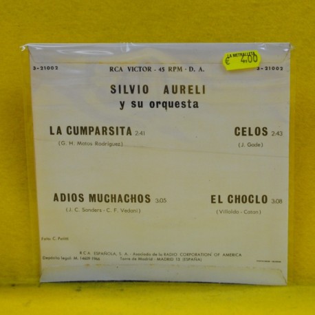 SILVIO AURELI - LA CUMPARSITA + 3 - EP