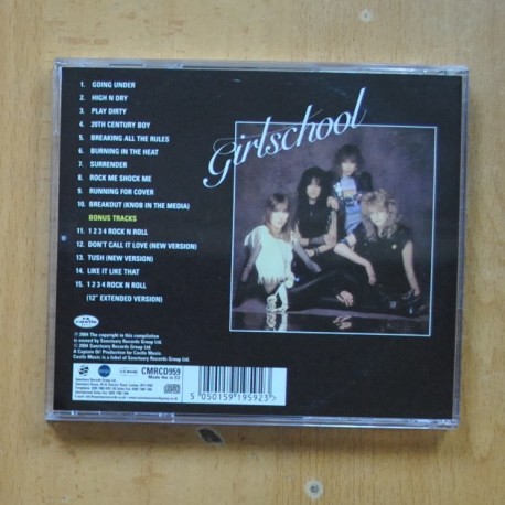 GIRLS CHOOL - PLAY DIRTY - CD