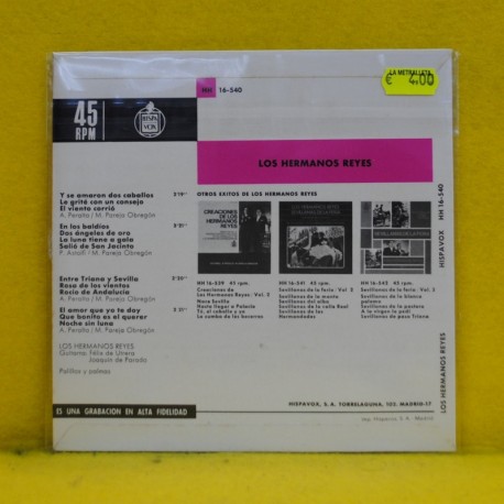 LOS HERMANOS REYES - Y SE AMARON DOS CABALLOS + 3 - EP