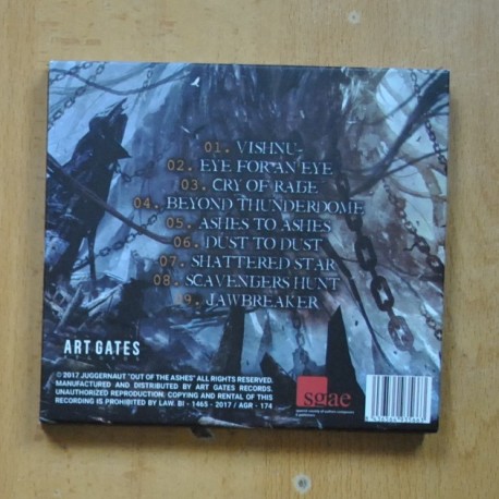 JUGGERNAUT - OUT OF THE ASHES - CD