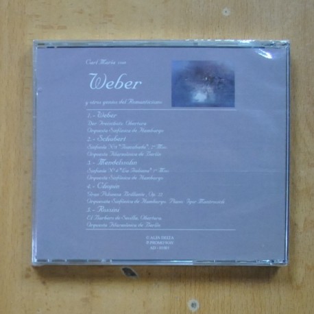 WEBER - Y OTROS GENIOS DEL ROMANTICISMO - CD