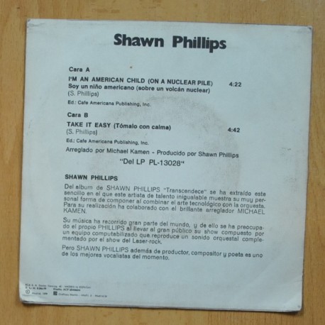 SHAWN PHILLIPS - IM AN AMERICAN CHILD - PROMO SINGLE
