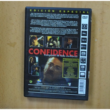 CONFIDENCE - 2 DVD