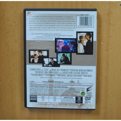 CLOSER - DVD