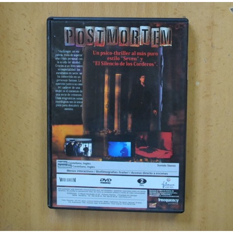 POSTMORTEM - DVD