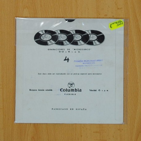 LOS BOCHEROS - MORENA + 3 - EP