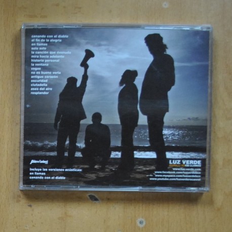 LUZ VERDE - EN LLAMAS - CD