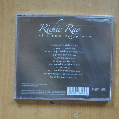 RICHIE RAY - AL RITMO DEL PIANO - CD